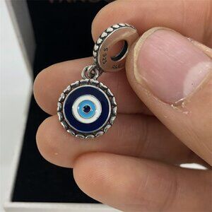 ✨🔥Pandora Evil eye silver Dangle Charm Pendant S925 Sterling Silver jewelry